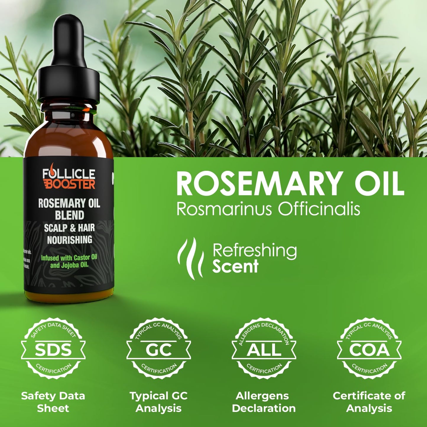 Rosemary Oil for Hair Growth - Follicle Booster