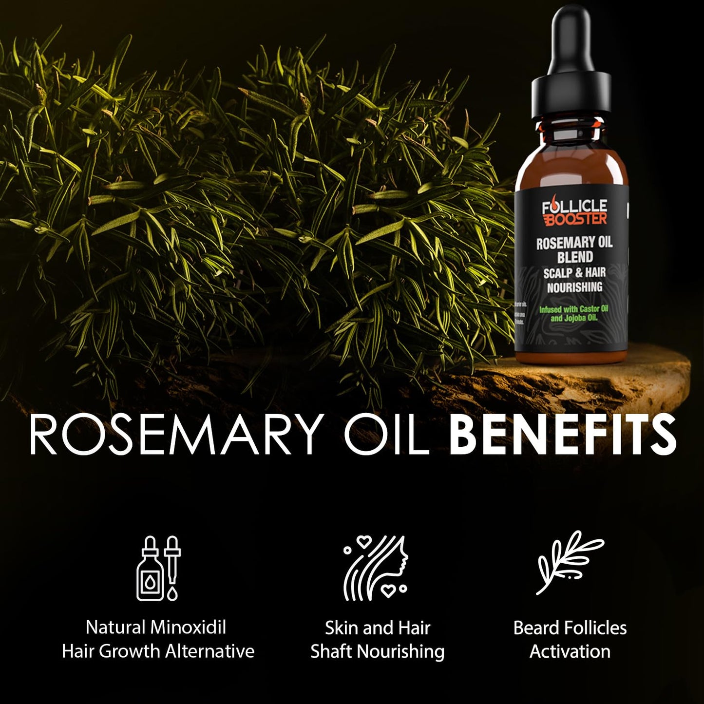 Rosemary Oil for Hair Growth - Follicle Booster