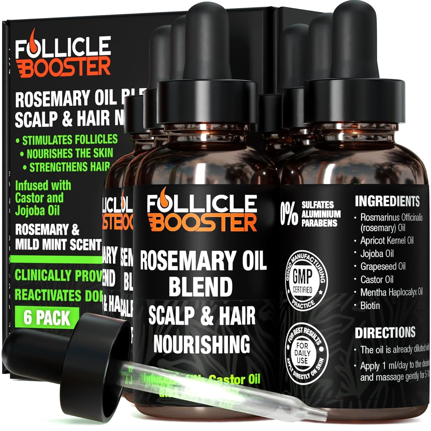 Rosemary Oil for Hair Growth - Follicle Booster