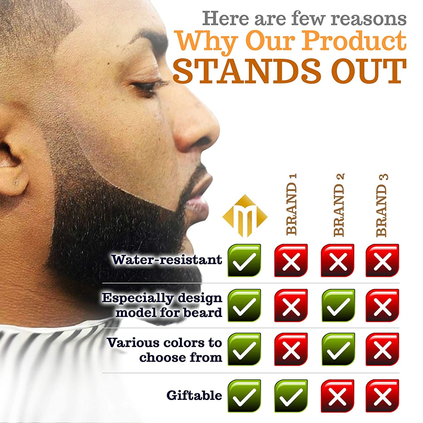 Beard Growth Pen & Brush - Follicle Booster