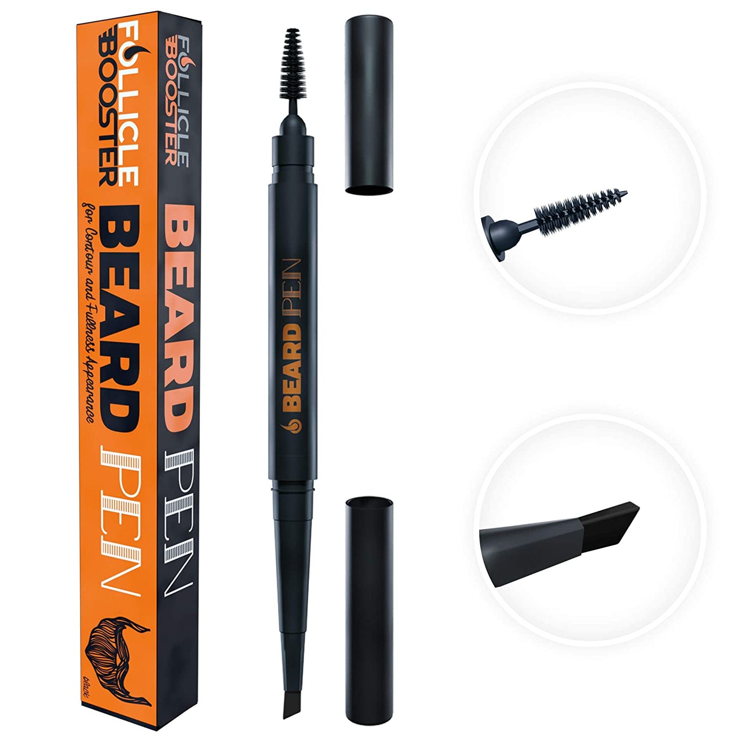 Beard Growth Pen & Brush - Follicle Booster