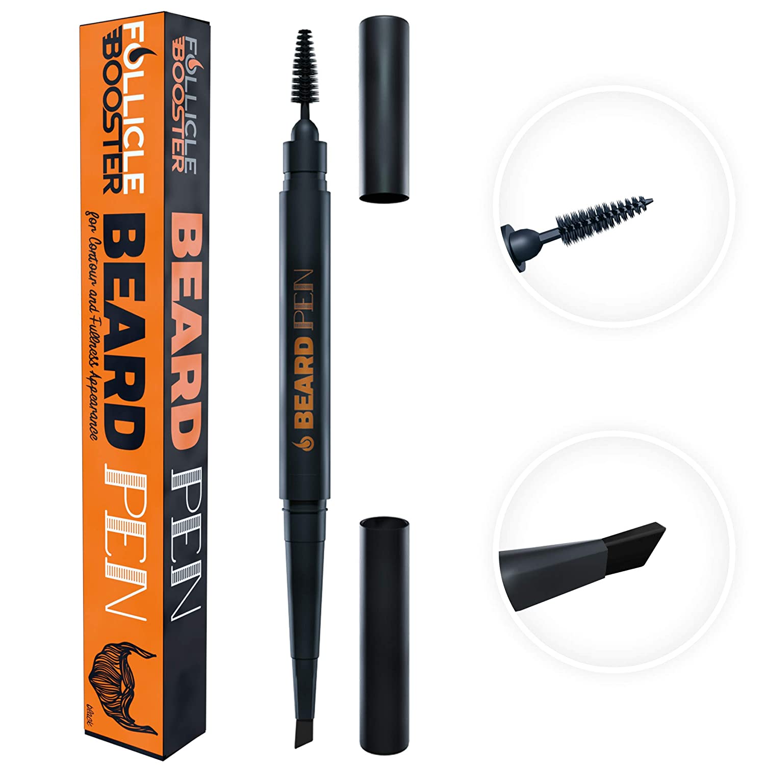 Beard Growth Pen & Brush - Follicle Booster