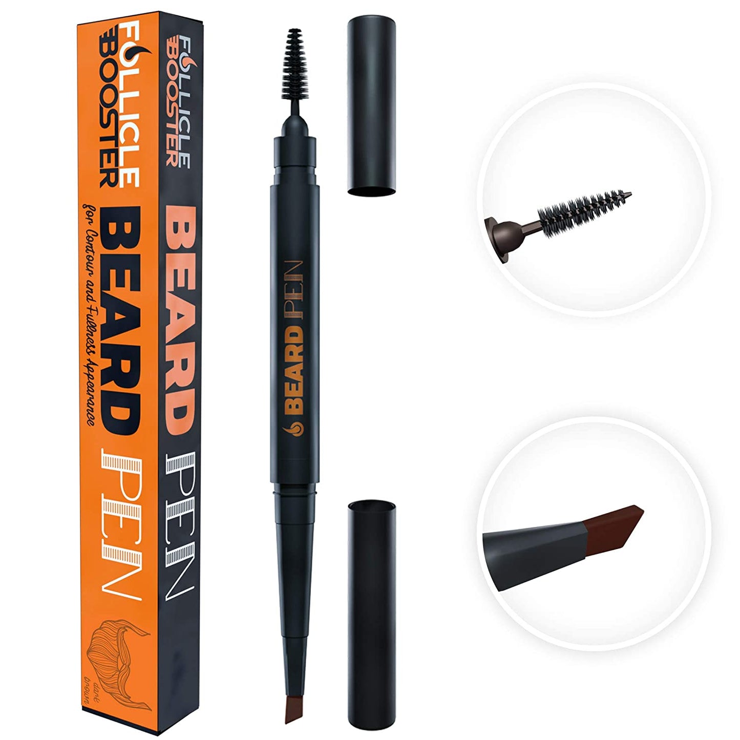 Beard Growth Pen & Brush - Follicle Booster