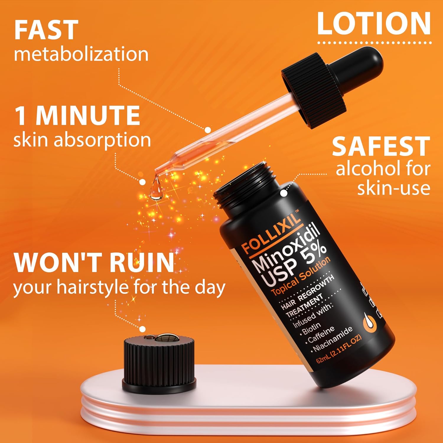 Follixil 5% Minoxidil - Lotion - Follicle Booster