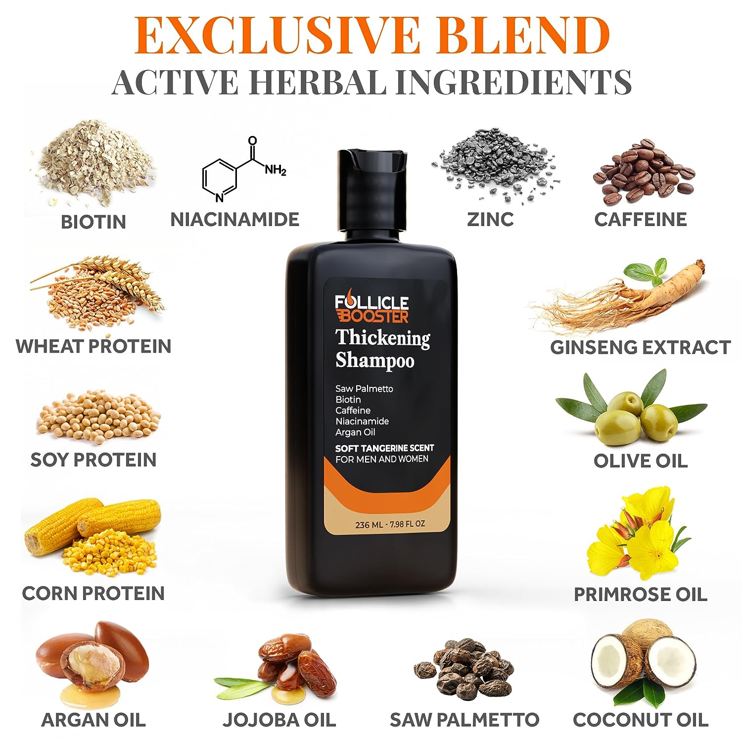 Thickening Hair Loss Shampoo - Follicle Booster