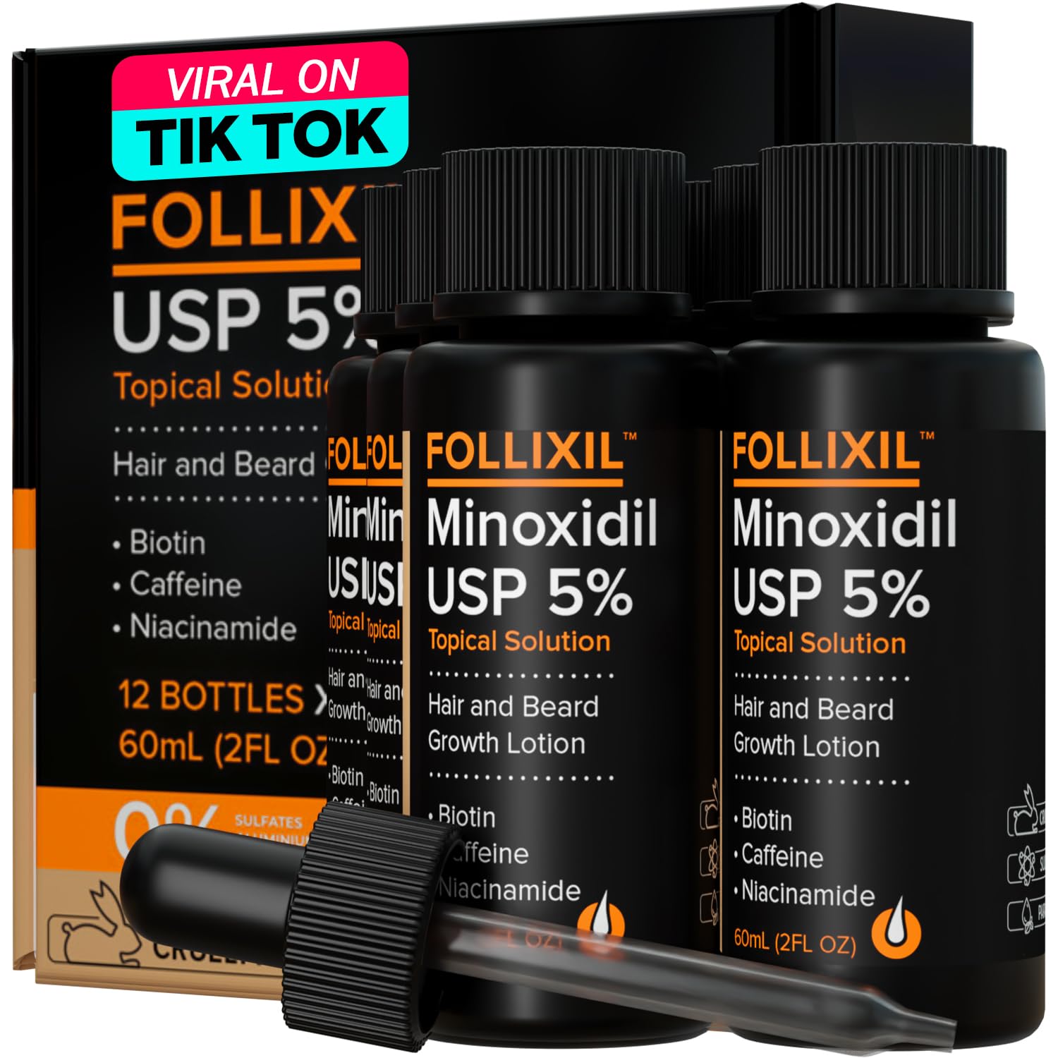 Follixil 5% Minoxidil - Lotion - Follicle Booster