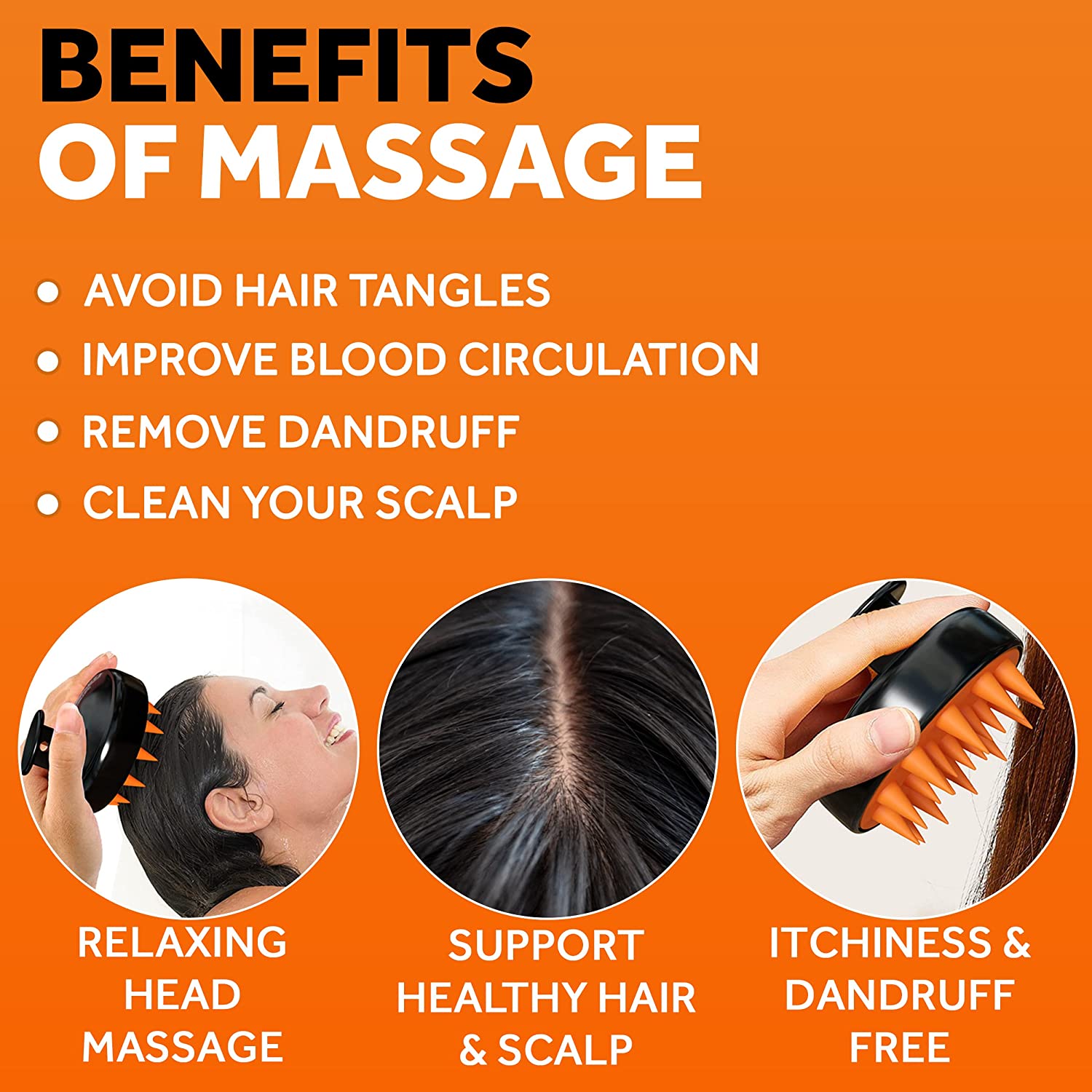 Scalp massage brush deals benefits